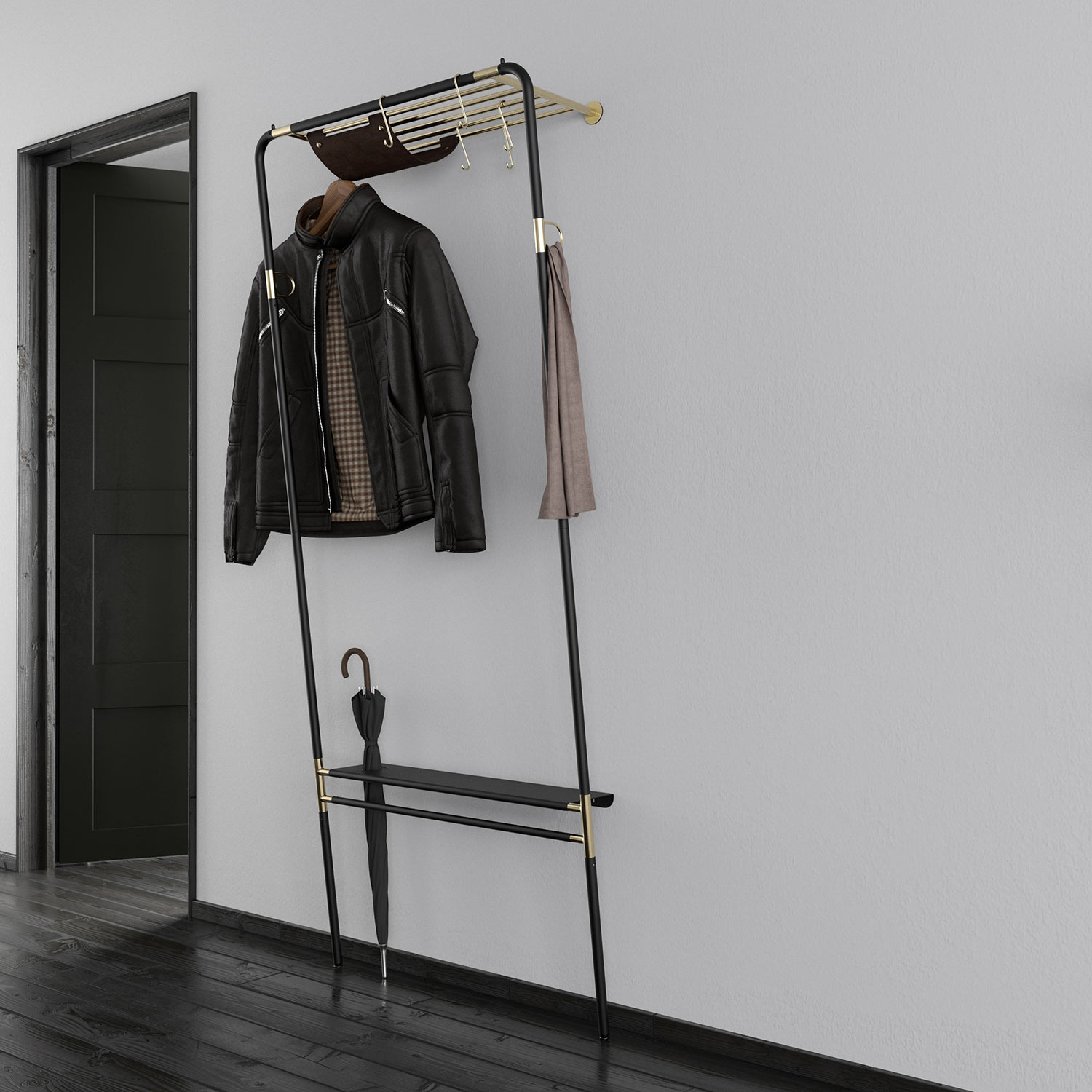 lean on me schwarz umage garderobe 59298