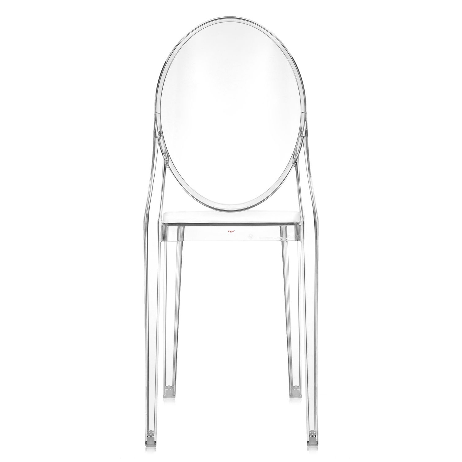 8 Victoria Ghost Stuhl glasklar vorne