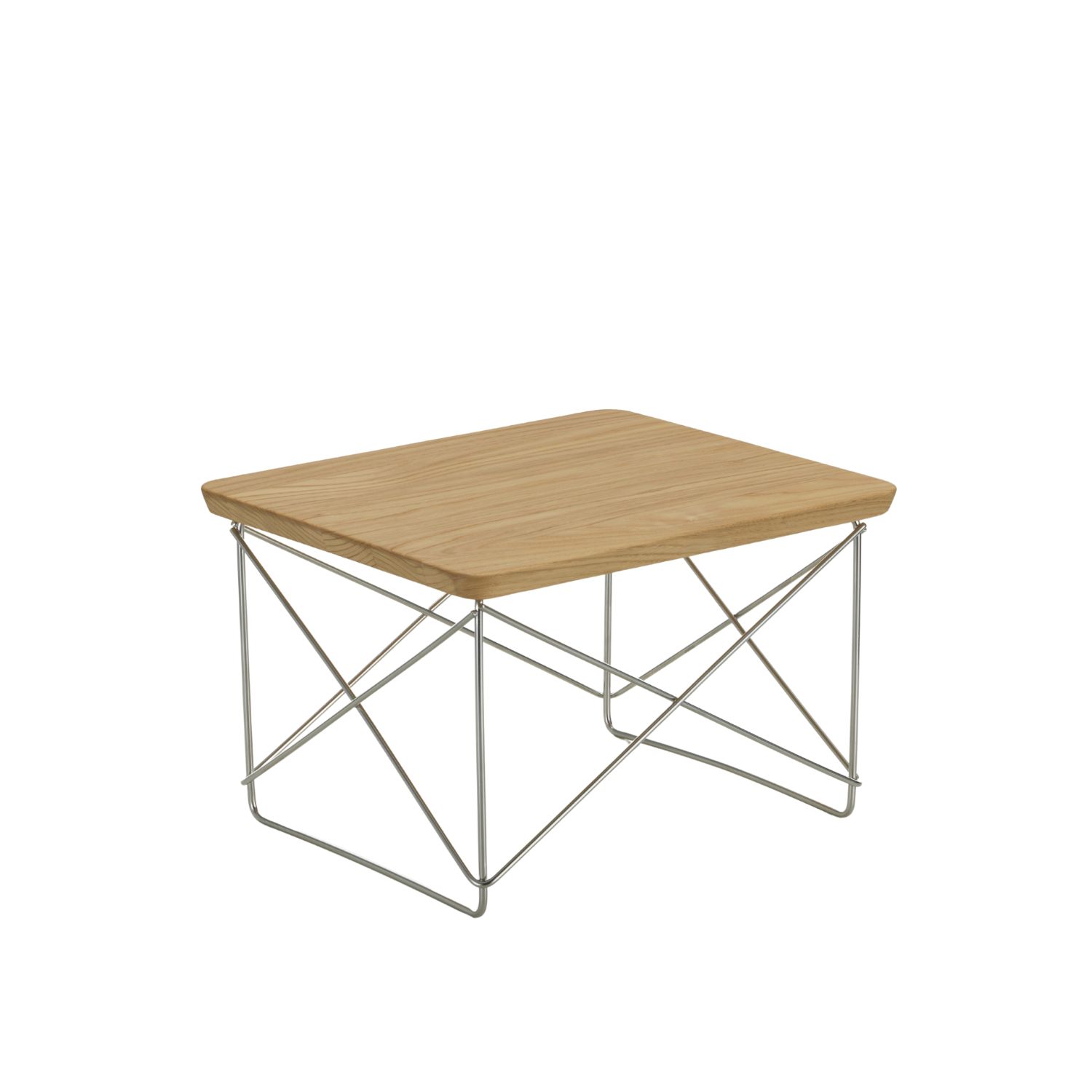 Vitra - Occasional Table LTR Kastanie natur/Edelstahl